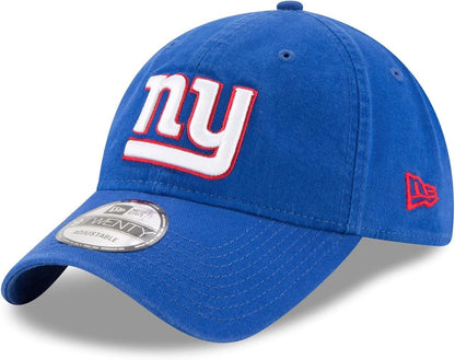 New Era NFL Core Classic 9TWENTY Team Color Adjustable Hat Cap
