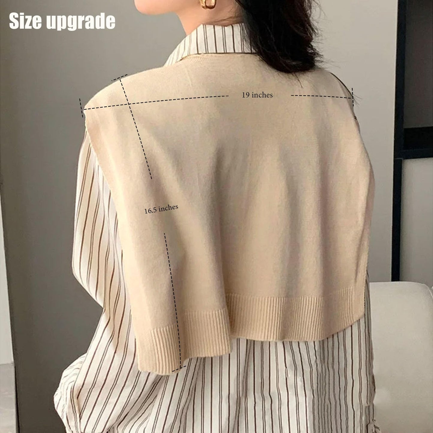 huablo Women's Fashion Knitted Shawl