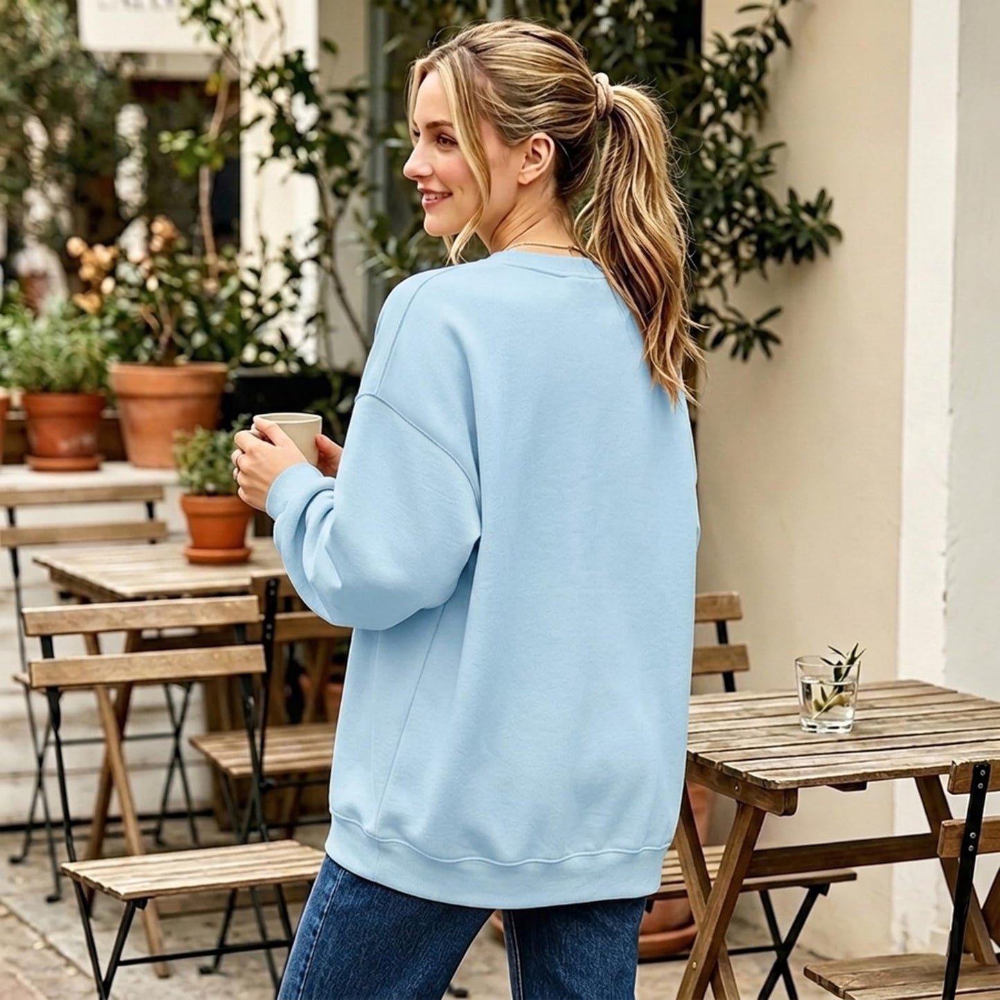 BeWithYou Christian Sweatshirts for Women -God is Good