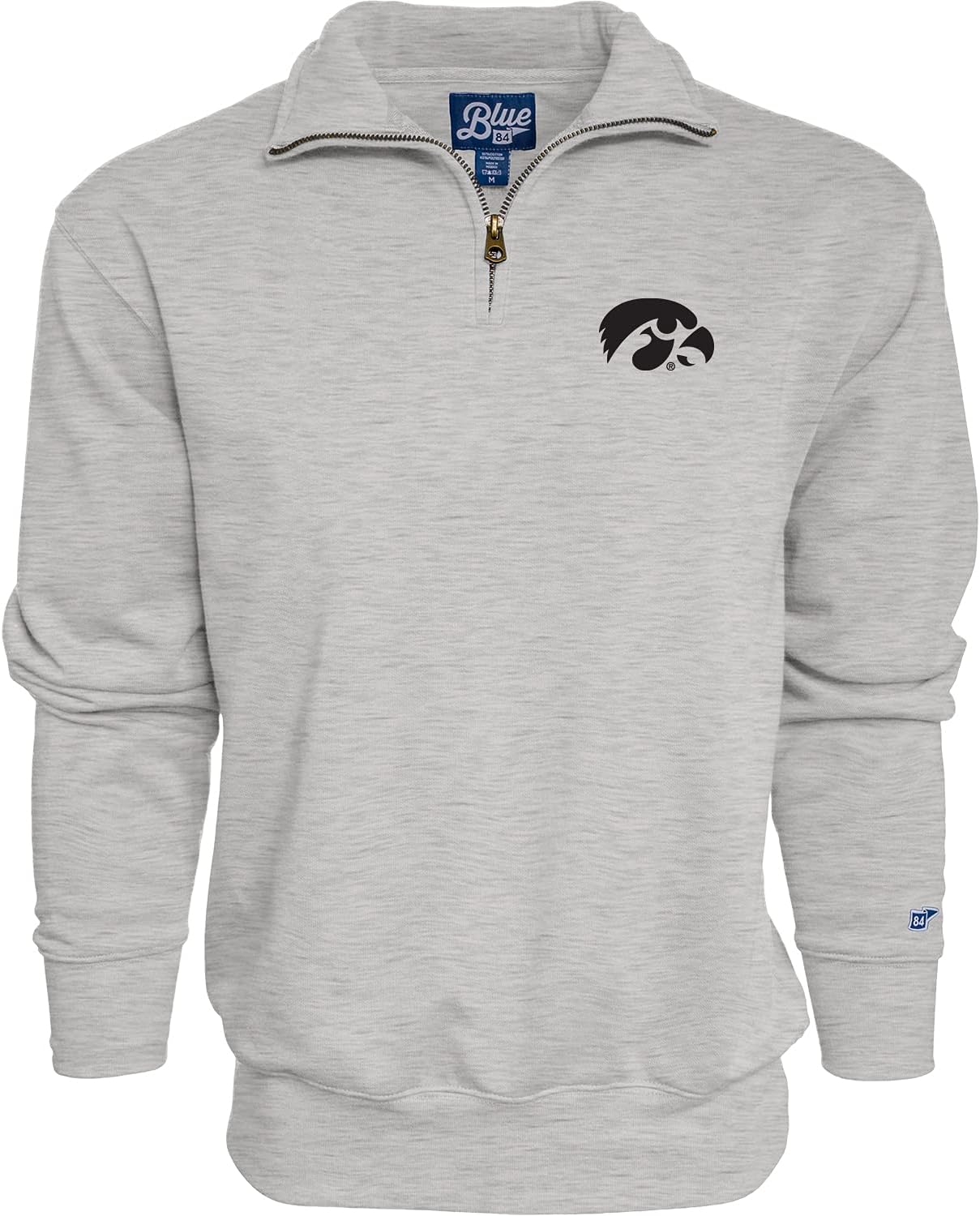 Blue 84 NCAA mens Quarter Zip Sweatshirt Icon