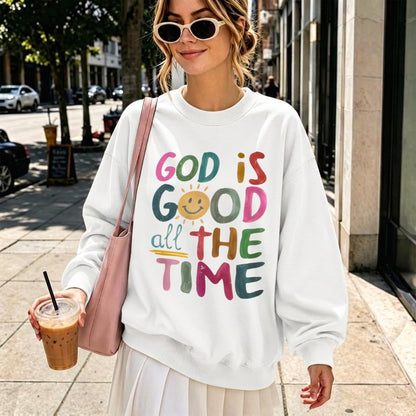 BeWithYou Christian Sweatshirts for Women -God is Good