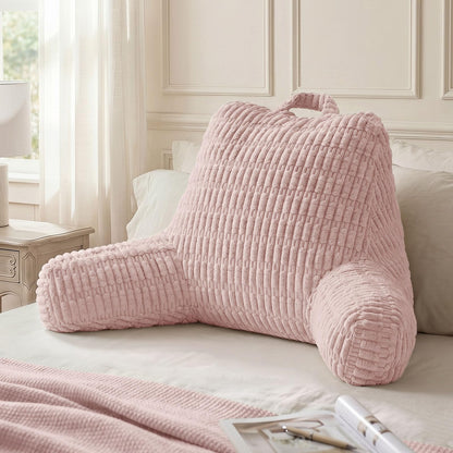 Blissful Diary Reading Pillow, Backrest Pillow with Shredded Memory Foam