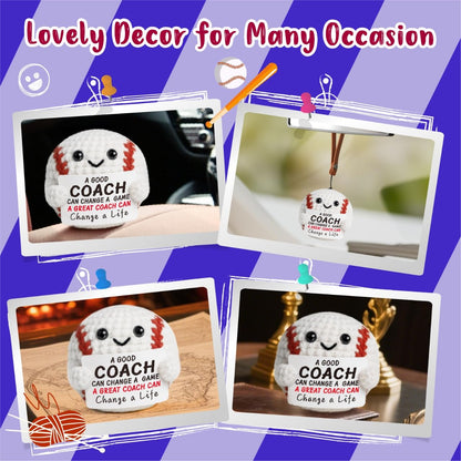 Baseball Gifts for Boys Son Birthday Christmas Positive Crochet Animals
