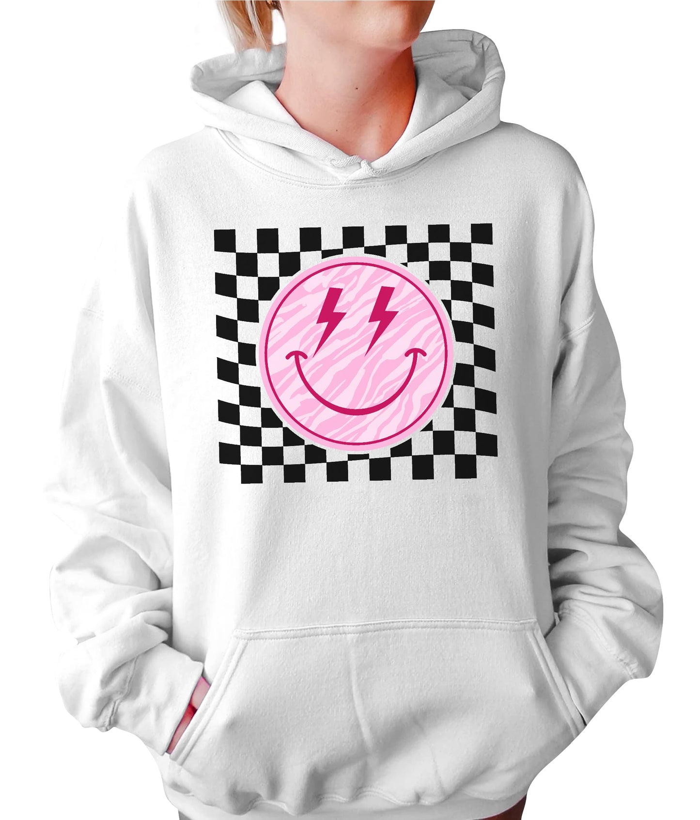 TEEAMORE Smiley Face Sweatshirt