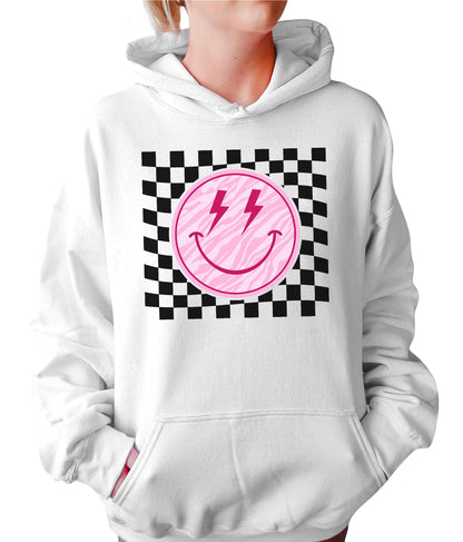 TEEAMORE Smiley Face Sweatshirt