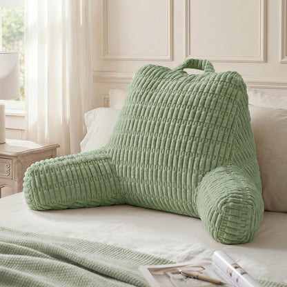 Blissful Diary Reading Pillow, Backrest Pillow with Shredded Memory Foam