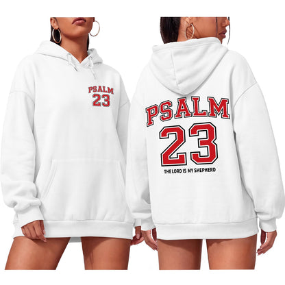 Christian Hoodies for Women Psalm 23 Sweatshirt