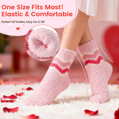 Womens Fluffy Fuzzy Socks,Winter Cozy Soft Warm Socks Gifts for Womens