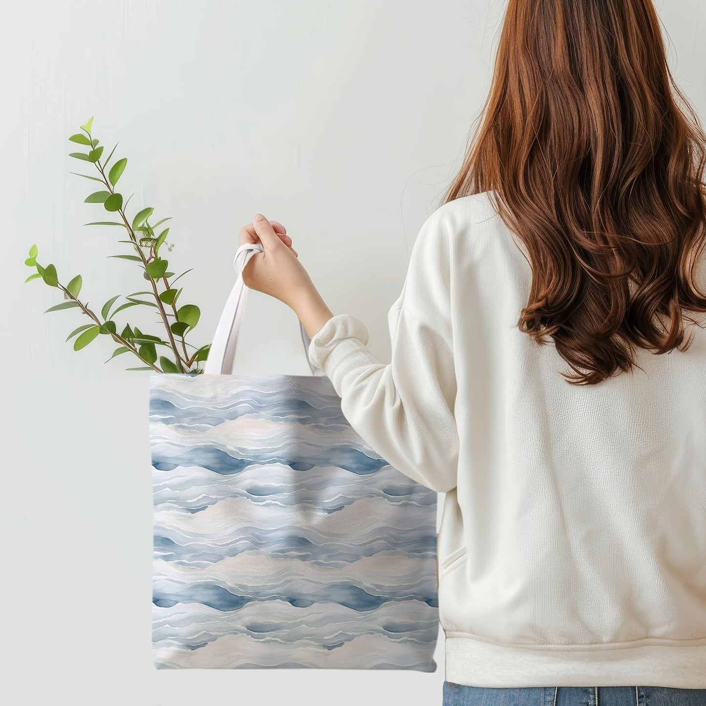 Canvas Summer Beach Tote