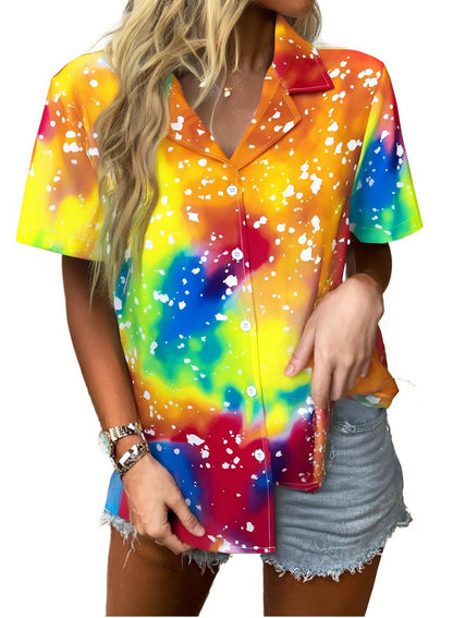 UNIQUEONE Womens Hawaiian Shirt