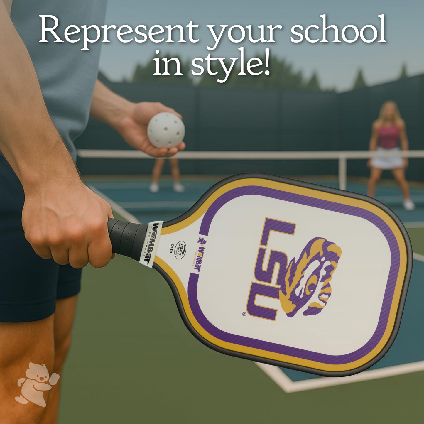 Officially Licensed College Pickleball Racquet