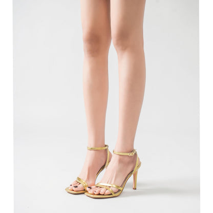 LULLASONG Strappy Ankle Strap High Heels