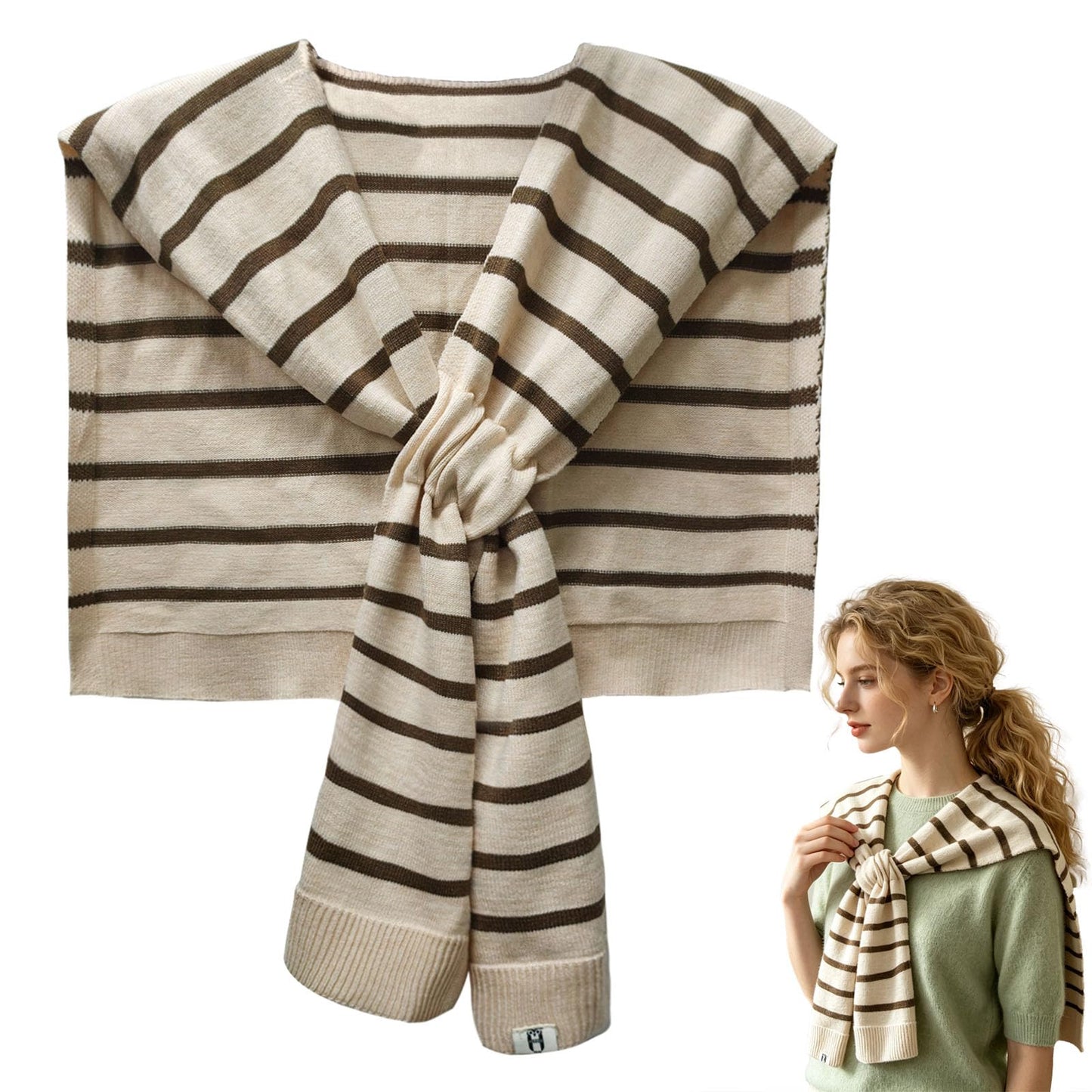 huablo Women's Fashion Knitted Shawl