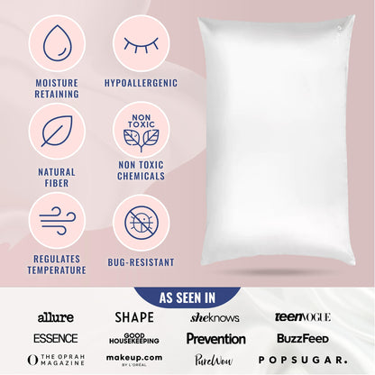 Blissy Silk Pillowcase - 100% Pure Mulberry Silk