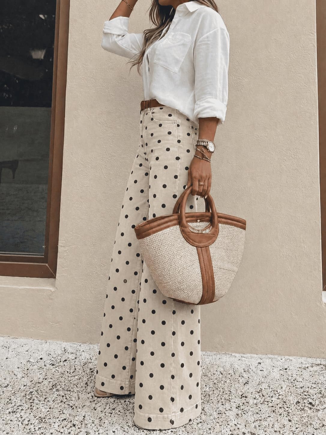 Women's High Waisted Wide Leg Jeans