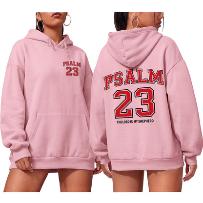 Christian Hoodies for Women Psalm 23 Sweatshirt