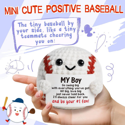 Baseball Gifts for Boys Son Birthday Christmas Positive Crochet Animals