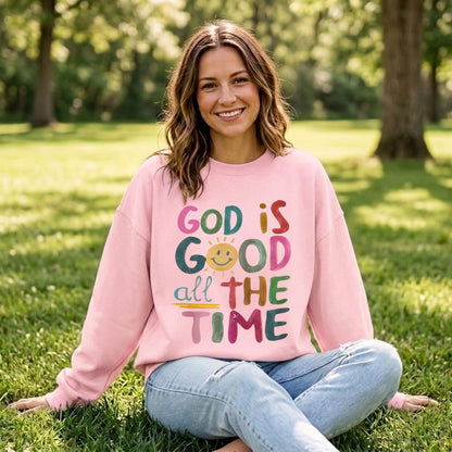 BeWithYou Christian Sweatshirts for Women -God is Good