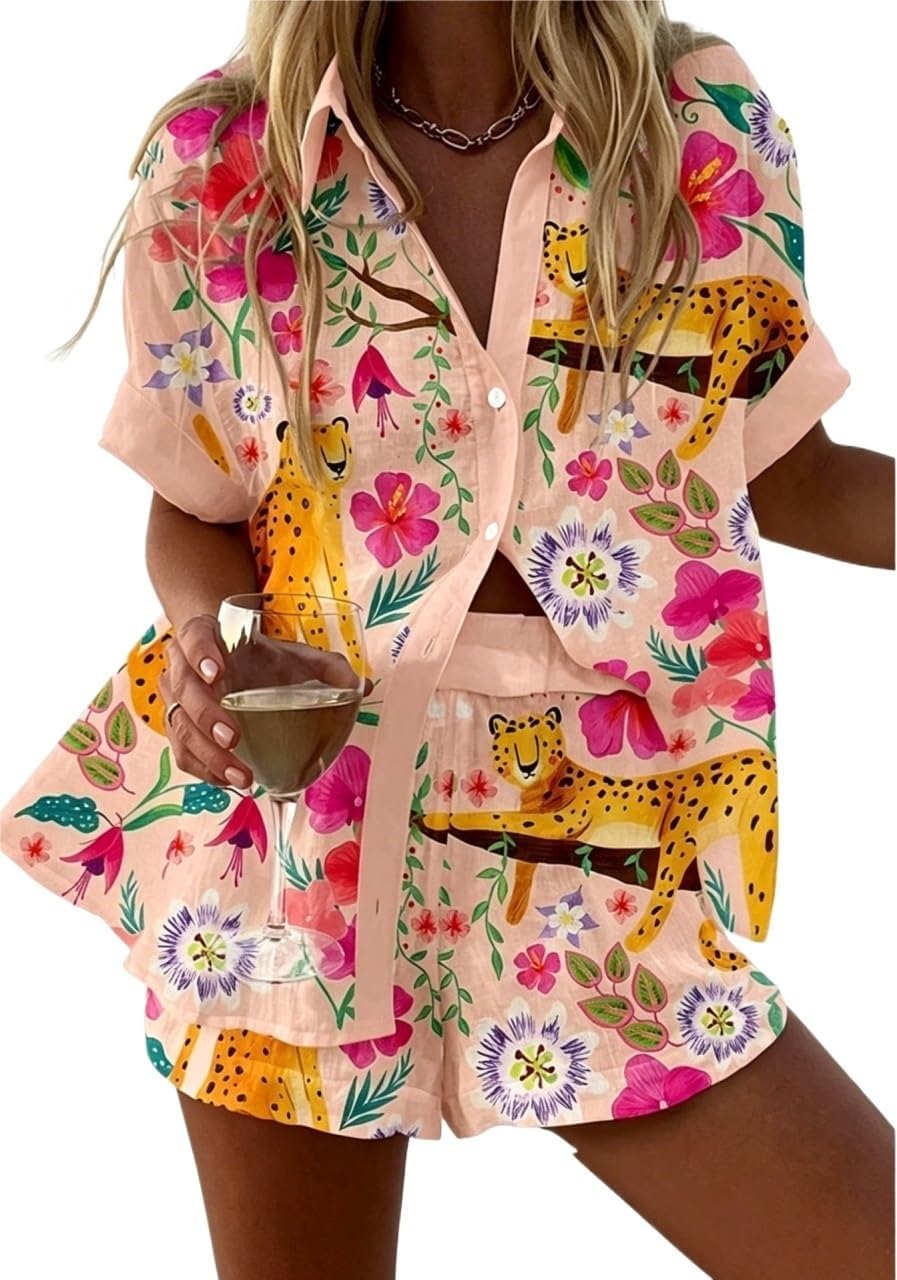 Women's Graffiti Graphic 2 Piece Outfits