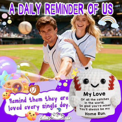 Baseball Gifts for Boys Son Birthday Christmas Positive Crochet Animals