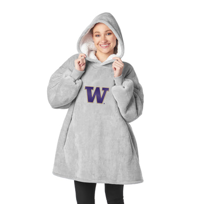 Northwest NCAA unisex-adult Hoodler Oversized Sherpa Pullover