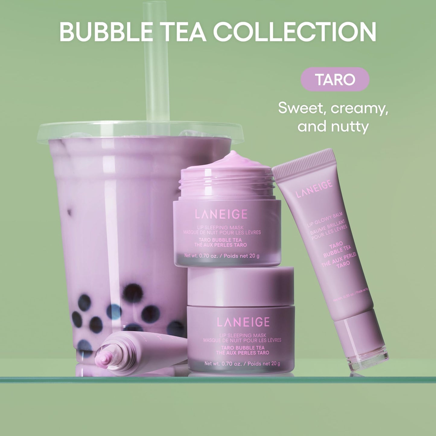 LANEIGE Lip Glowy Balm: Sheer Tinted Lip Treatment Balm Tube with Shea & Murumuru Butters for Hydrating, Moisturizing, Glossy, Non-Sticky Shine, Berry | Korean Skin Care