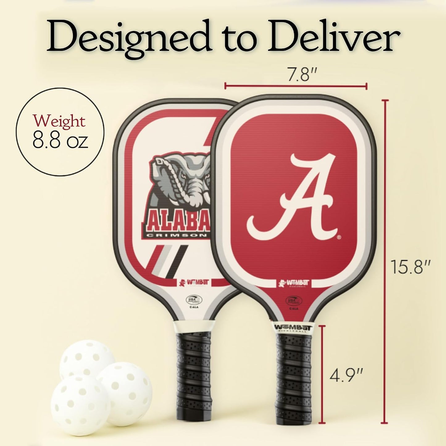 Officially Licensed College Pickleball Racquet