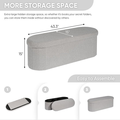 B FSOBEIIALEO Ottoman with Storage