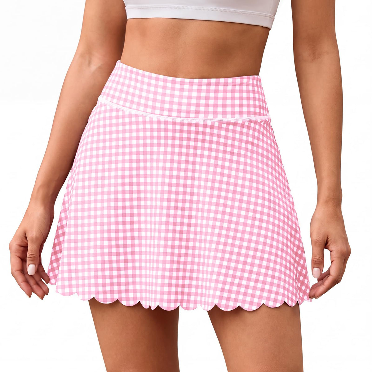 Aoysky Womens Plaid Skirt