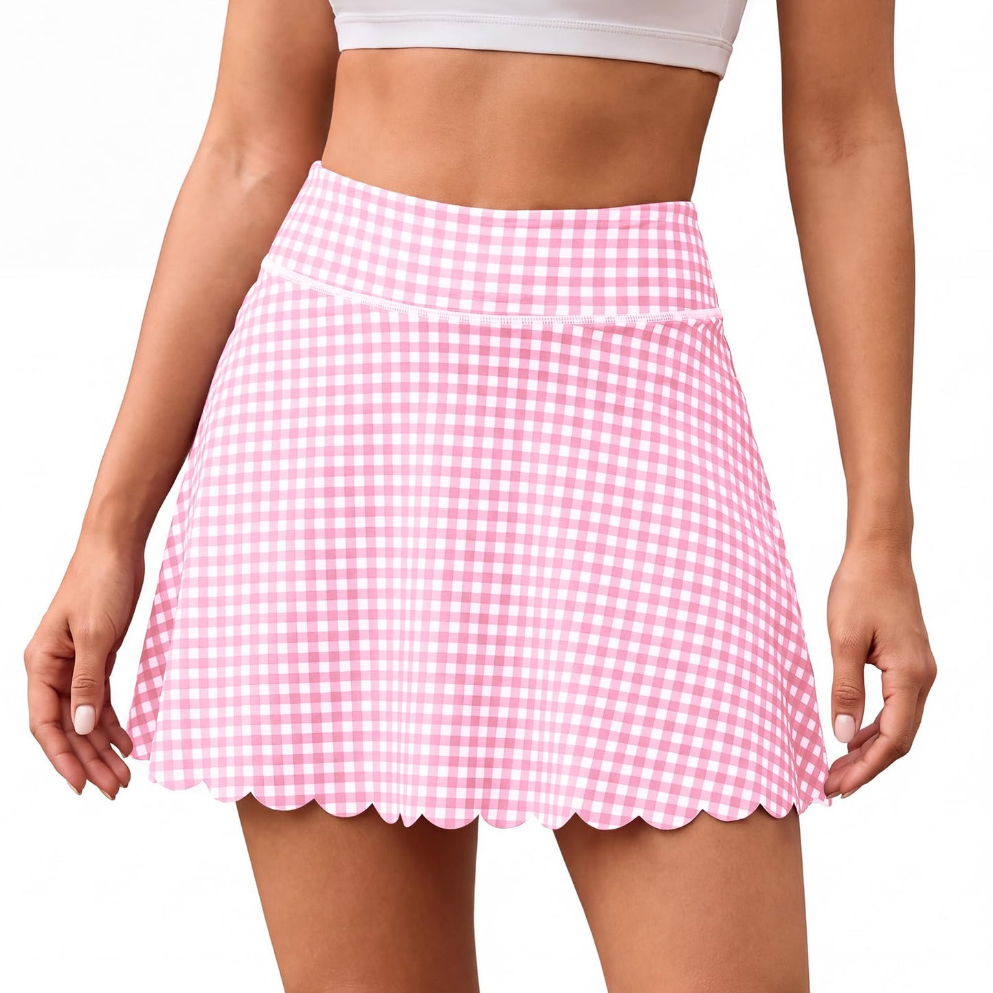 Aoysky Womens Plaid Skirt