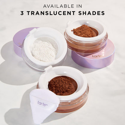 tarte creaseless setting powder – Loose Face Powder, Lightweight Oil-Absorbing Formula for Longwear Finish, Vegan & Cruelty Free