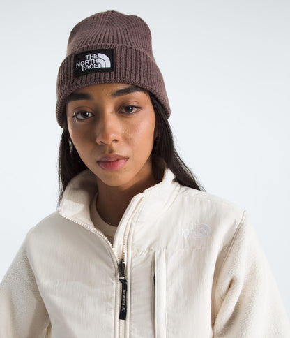 THE NORTH FACE TNF Logo Box Cuffed Beanie | Classic Fit, Rib Knit Winter Hat for Men & Women