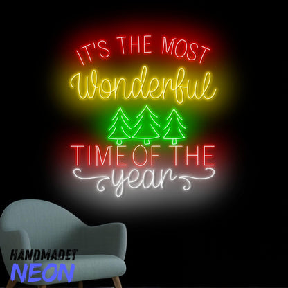 Custom Merry Christmas Tree Neon Sign Led Sign LED Lights (Merry Christmas)