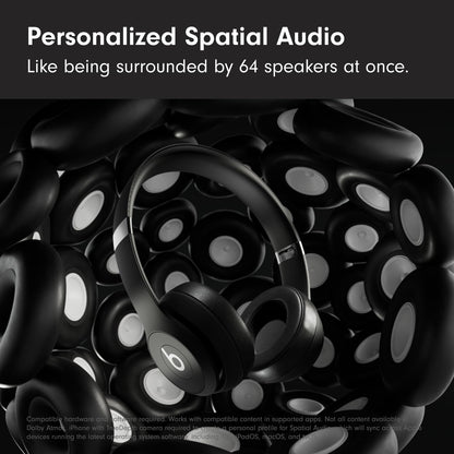 Beats Solo 4 - Wireless On-Ear Bluetooth Headphones, Up to 50-Hour Battery Life, Ultra-Lightweight Comfort, Powerful and Balanced Sound, Apple & Android Compatible - Amazon Exclusive Metallic Pink