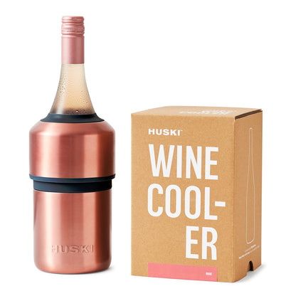 Huski Wine Chiller | Award Winning Iceless Design | Keeps Wine Cold up to 6 Hours | Wine Accessory | Next Generation Ice Bucket | Fits Some Champagne Bottles | Perfect Gift for Wine Lovers (Champagne)