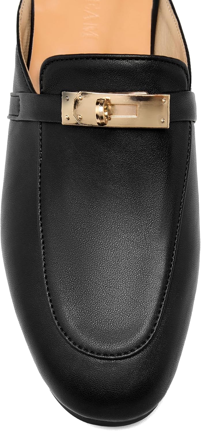 Almond Toe Slip-On Flats