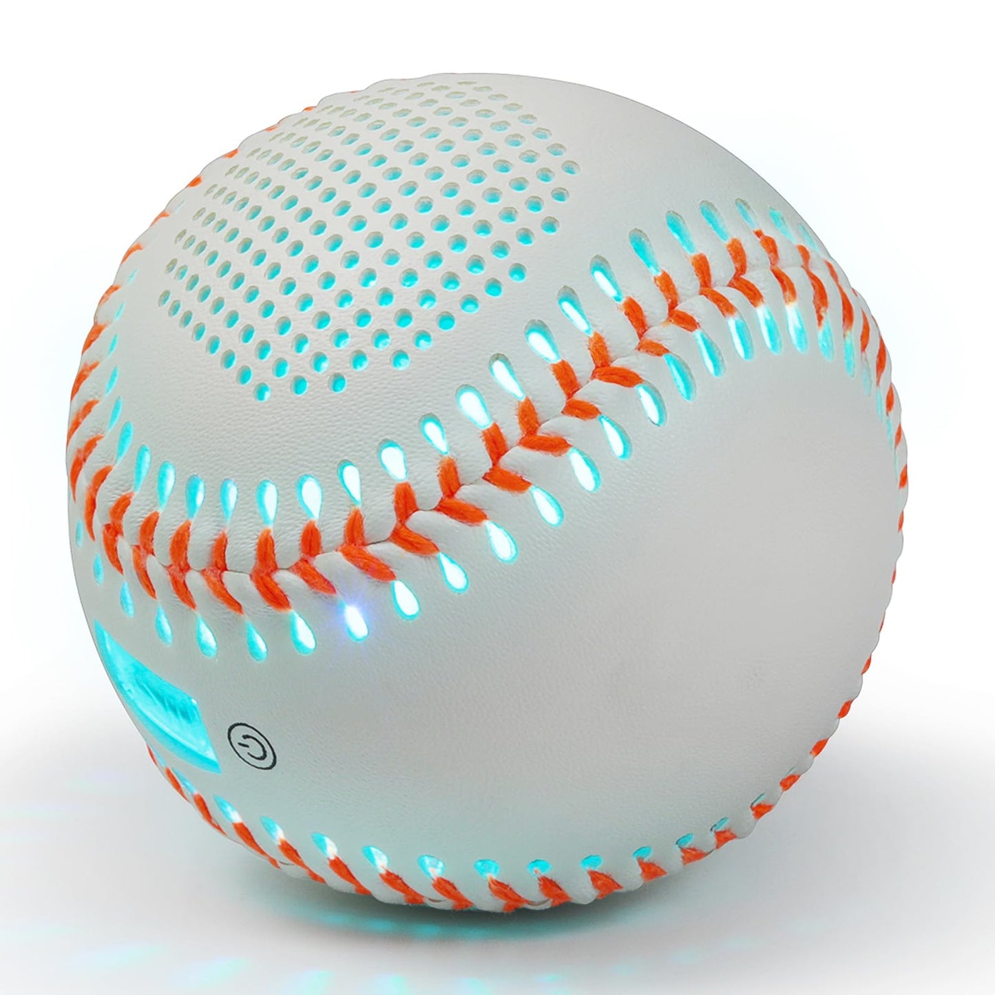 Glow Baseball Bluetooth Speaker，Portable Sports Gift for Fans, Waterproof Outdoor Speaker with Party Lights.