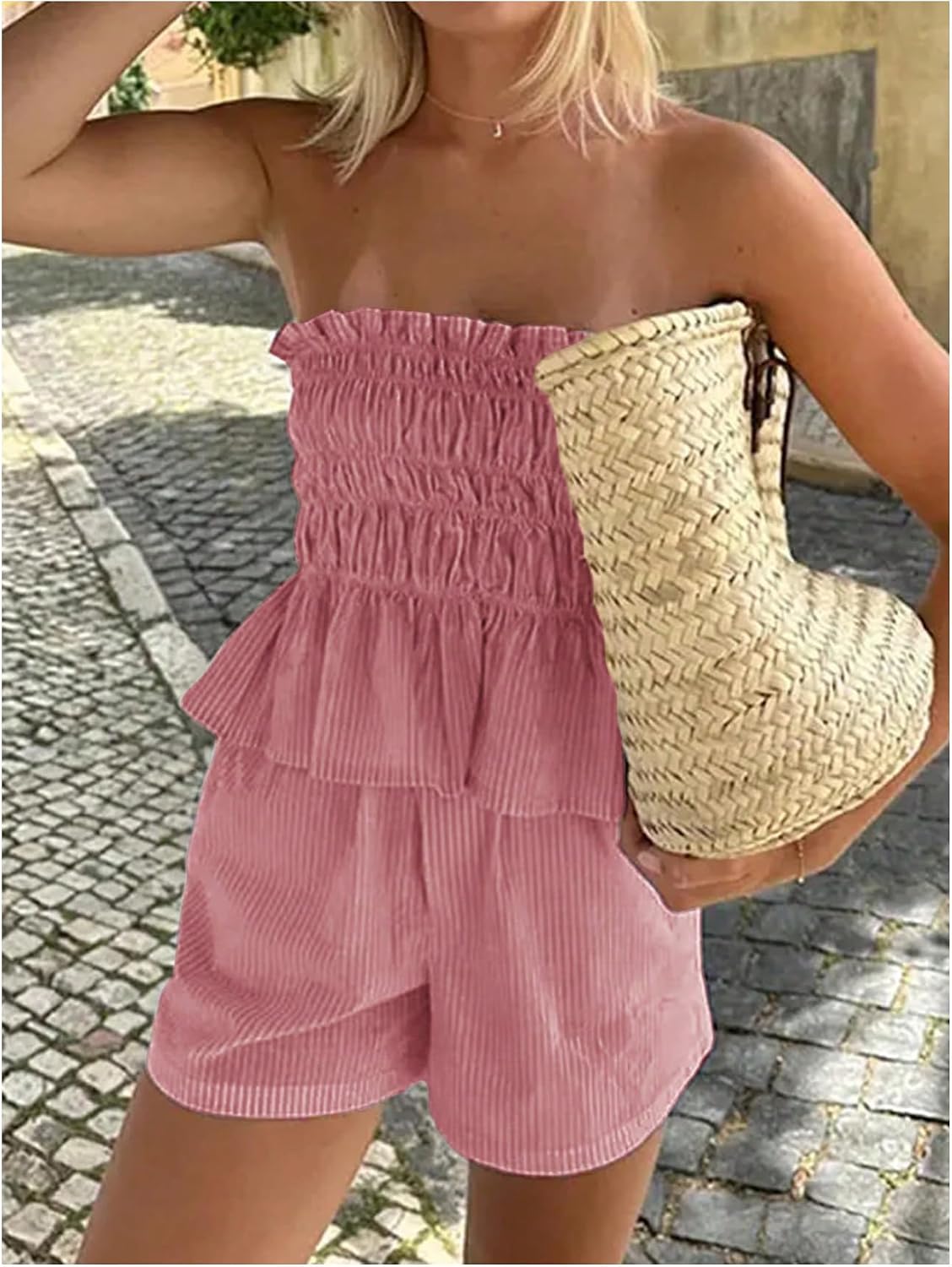 SOLY HUX Women's 2 Piece Vacation Outfit