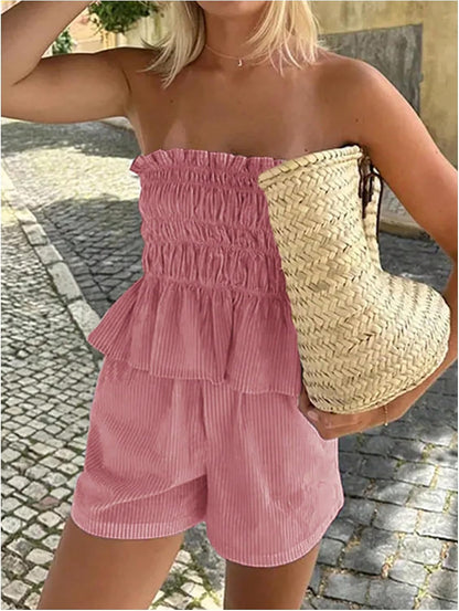 SOLY HUX Women's 2 Piece Vacation Outfit
