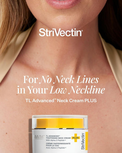 StriVectin Tighten and Lift Advanced Neck Cream PLUS with Alpha-3 Peptides for Neck and Décolleté, Smoothing Look of Wrinkles and Fine Lines, Improves Crepey Skin and Vertical Lines
