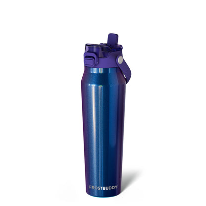 Frost Buddy 24oz Insulated Water Bottle - Straw & Chug Lid - Leak-Proof | Sip-or-chug dual lid | Ice-cold for 24+ hours | Cup-holder friendly