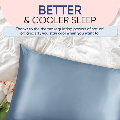 Blissy Silk Pillowcase - 100% Pure Mulberry Silk