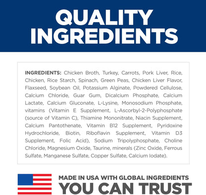 Hill's Science Diet Adult Sensitive Stomach & Skin Wet Dog Food, Turkey & Rice, 12.5 oz. Cans, 12-Pack