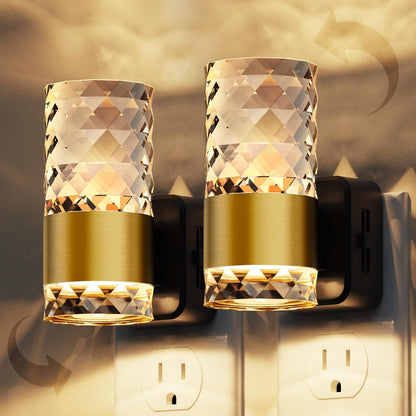 L LOHAS LED Night Light, Modern Night Lights Plug into Wall | 2 Pack