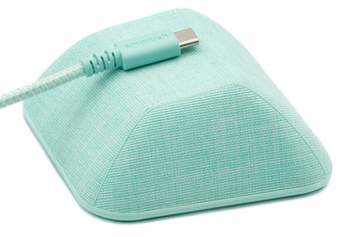 Smartish® Magnetic Cord Holder - Bigger Cable Wrangler Organizer with Magnet Clips for Charger Management on Desktop, Nightstand - Holds 6+ Cables - I'm Blushing