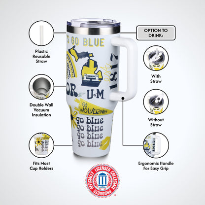 The Memory Company Officially Licensed NCAA - Texas A&M University 40oz Team Spirit Game Day Tumbler