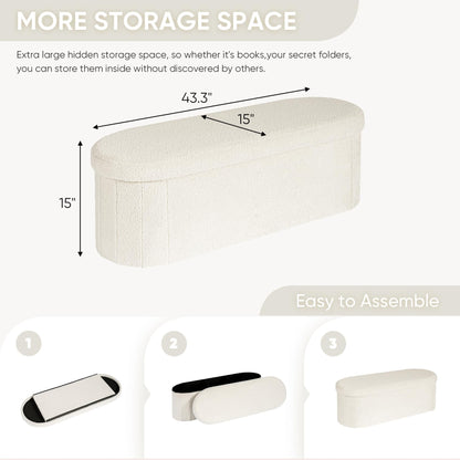 B FSOBEIIALEO Ottoman with Storage