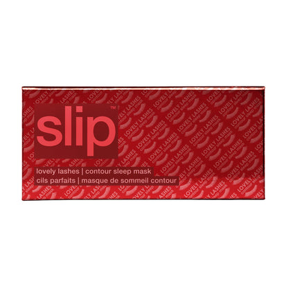 slip Pure Silk Contour Sleep Mask: Protect Your Delicate Lashes with Our Innovative, Lash-Friendly Design. Experience Uninterrupted Beauty Sleep with Slipsilk™ Comfort, 1 Contour Mask, Scarlet