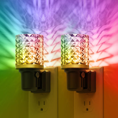 L LOHAS LED Night Light, Modern Night Lights Plug into Wall | 2 Pack