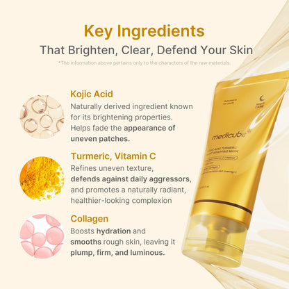 medicube Wrapping Mask PDRN Caffeine - Overnight Peel Off Facial Mask